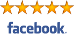 Facebook 5 star reviews badge